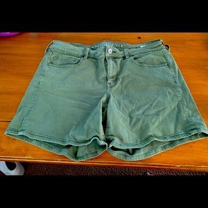 Green shorts